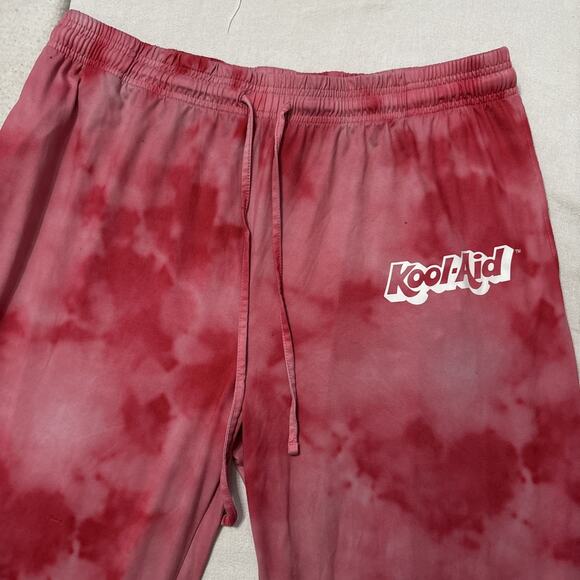 Kool aid Pants Men's Medium Red Tie-dye Joggers - Picture 1 of 4